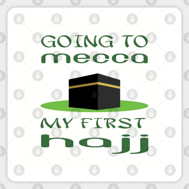 Mecca-Hajj- Eid el Adha el Mubarak Sticker by egygraphics